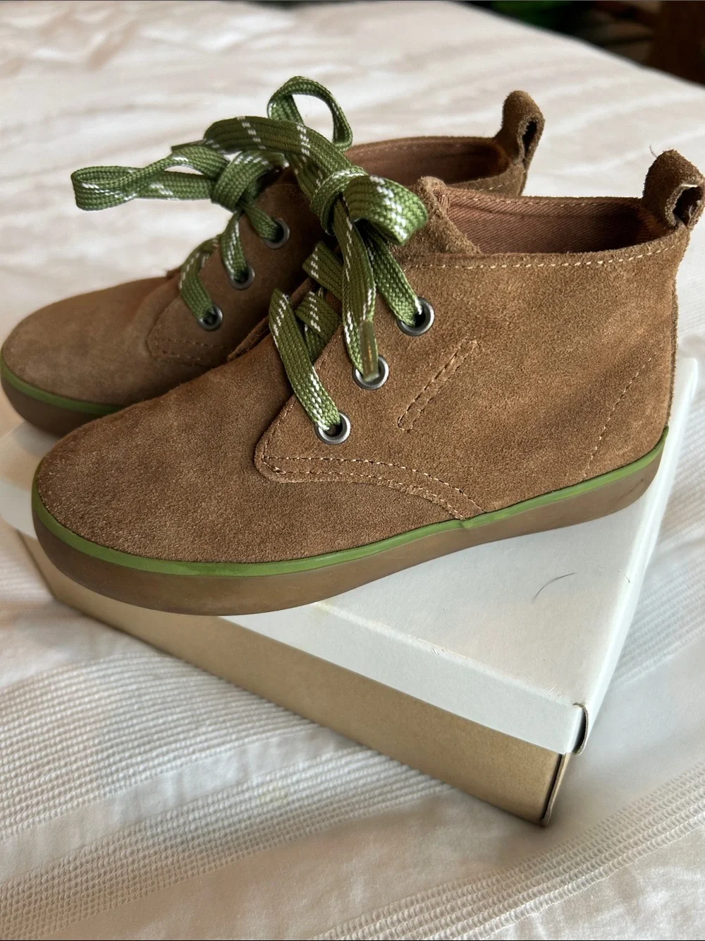 Hanna Andersson Suede Lace-Up Boots